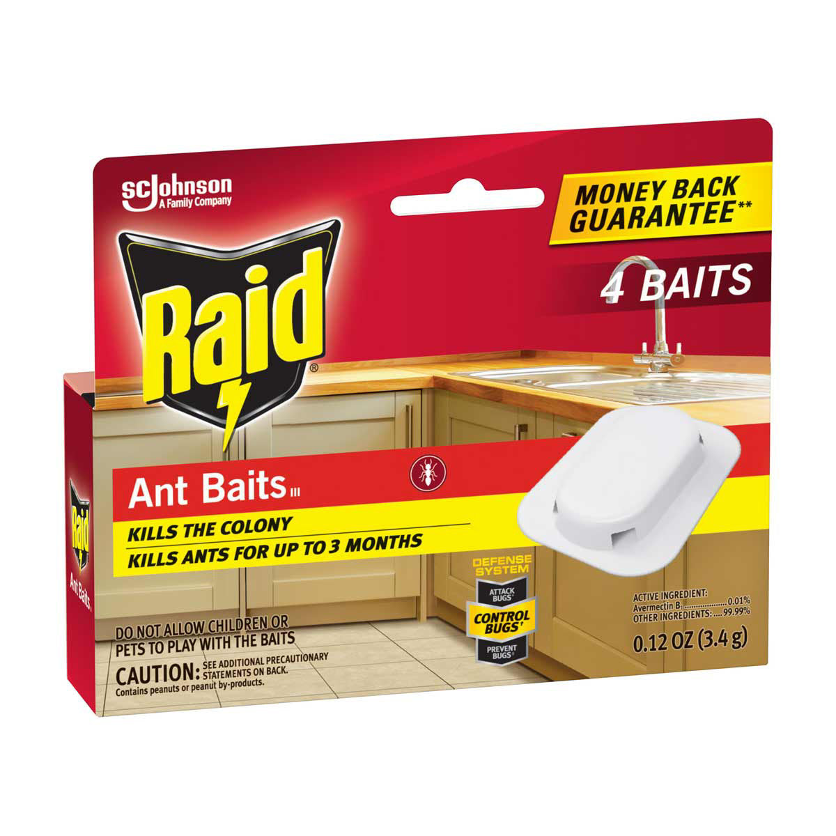 Raid Ant Baits III, 4 ct