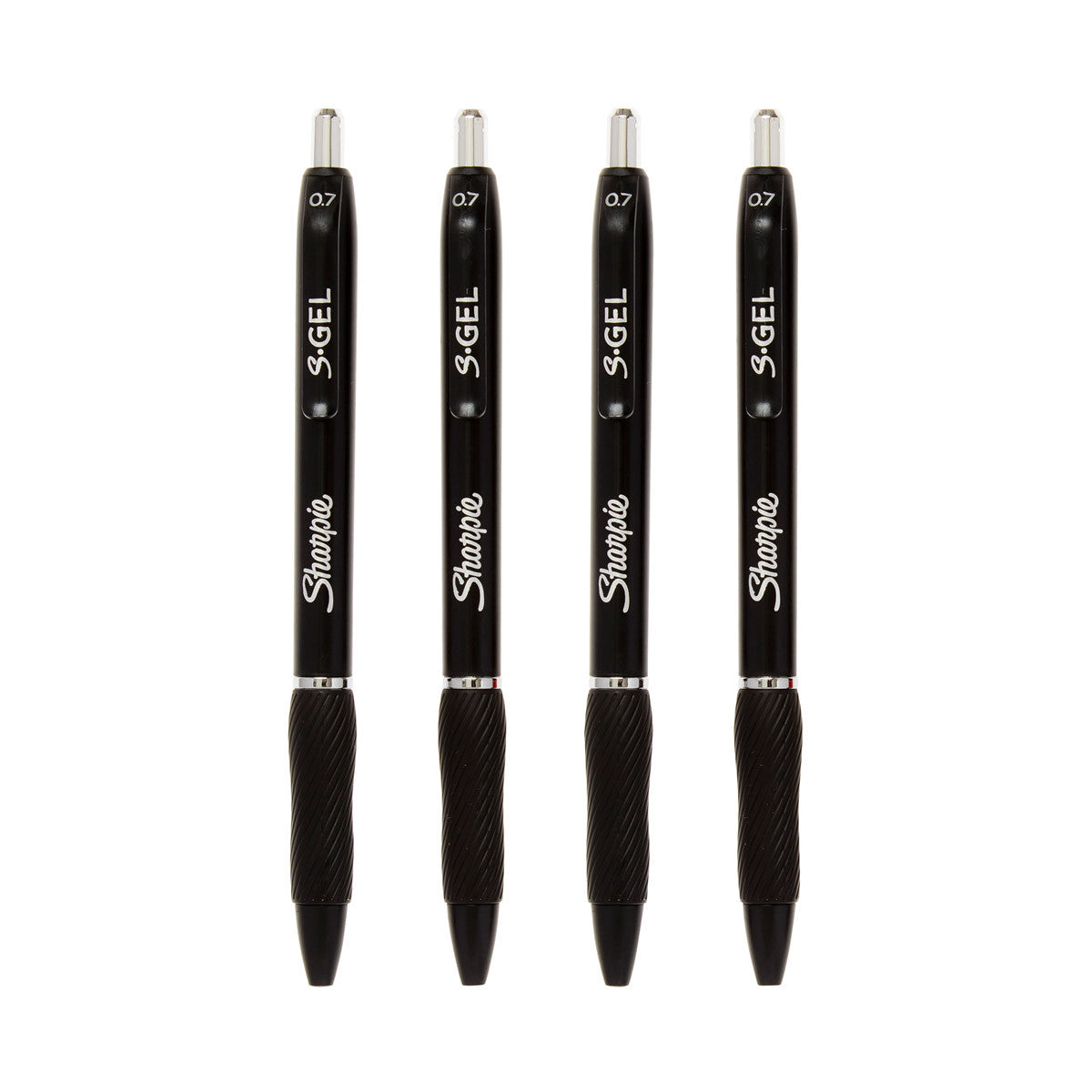 Sharpie S Gel Pens, Black, Pack of 4