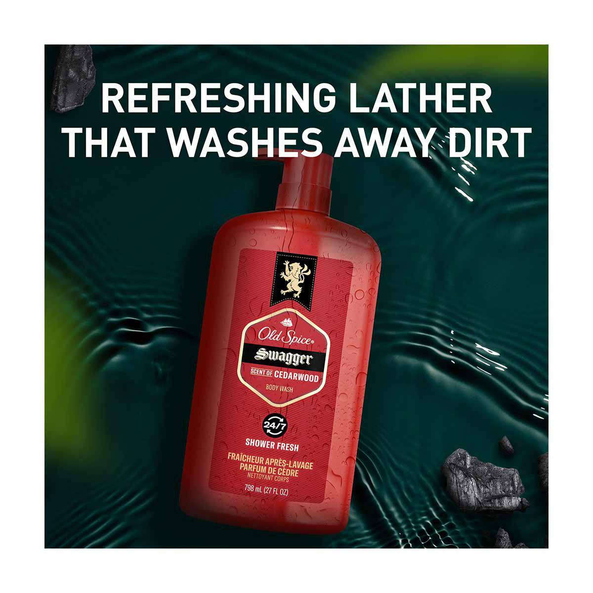 Old Spice Swagger Body Wash, Scent of Cedarwood, 27 fl oz