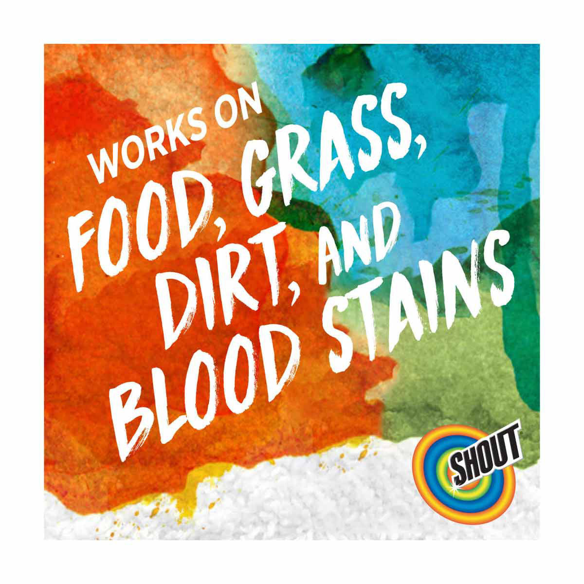 Shout Active Enzyme Laundry Stain Remover Pre-Wash Spray, Triple-Acting Formula, 22 oz
