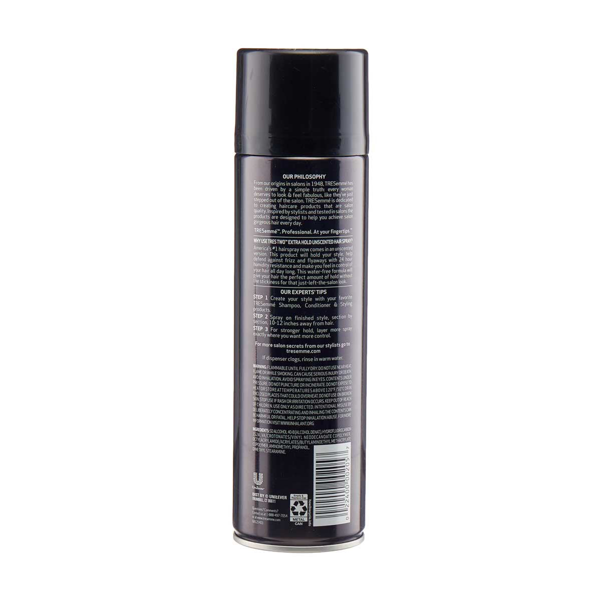 TRESemmé Hair Spray Unscented Extra Hold, 11 oz