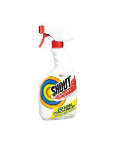Shout Active Enzyme Laundry Stain Remover Pre-Wash Spray, Triple-Acting Formula, 22 oz