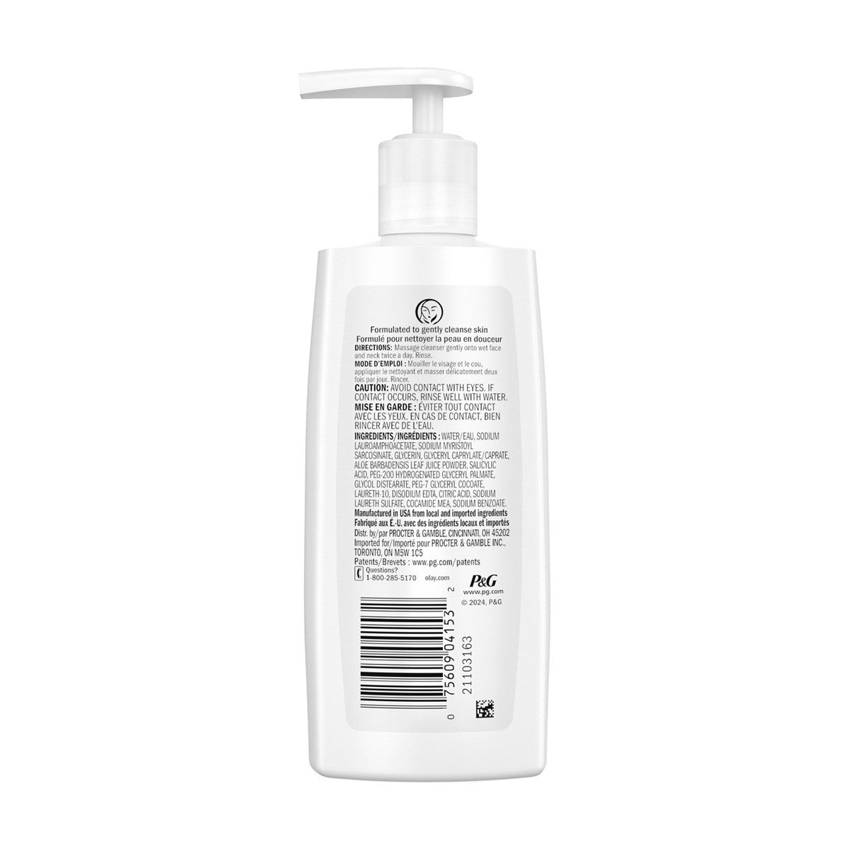 Olay Cleanse Gentle Foaming Face Cleanser, 6.7 fl oz