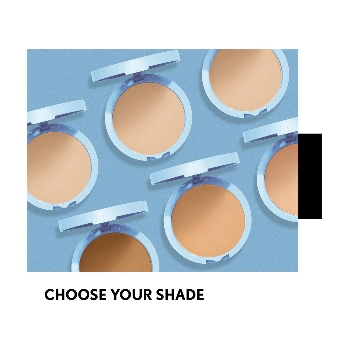 CoverGirl Clean Matte Pressed Powder, 525 Buff Beige, 0.35 oz