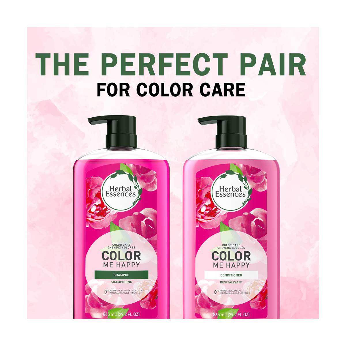 Herbal Essences Color Me Happy Shampoo & Conditioner Set, 11.7 fl oz bottles, 2 ct