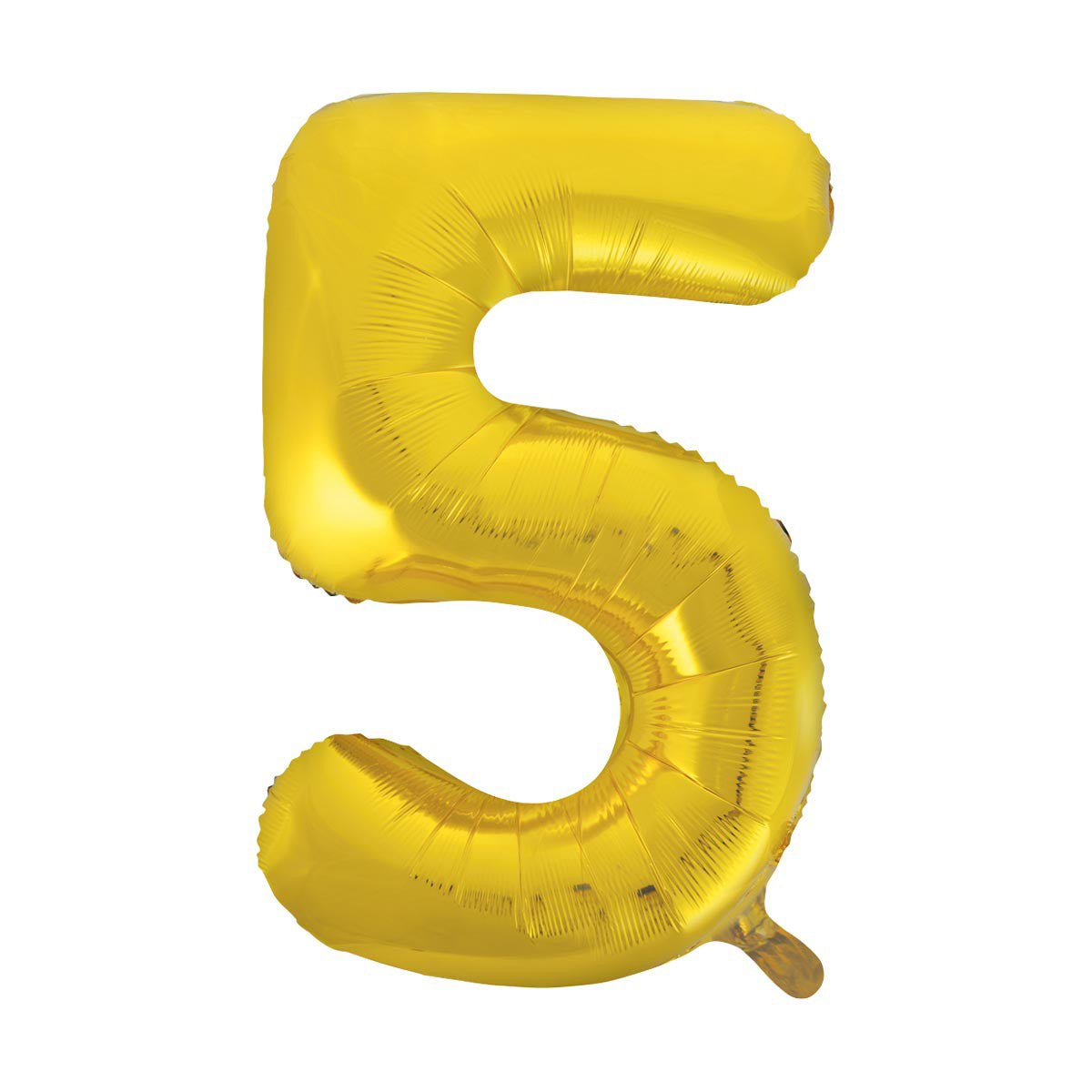 321 Party! 34" Giant Foil Gold Number 5 Balloon