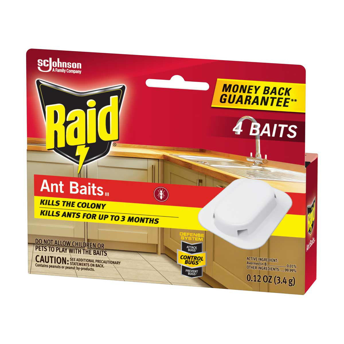 Raid Ant Baits III, 4 ct