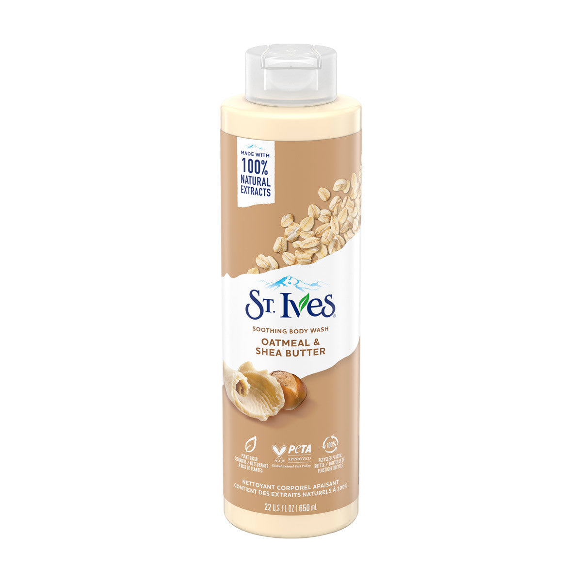 St. Ives Oatmeal And Shea Butter Soothing Body Wash, 22 fl oz
