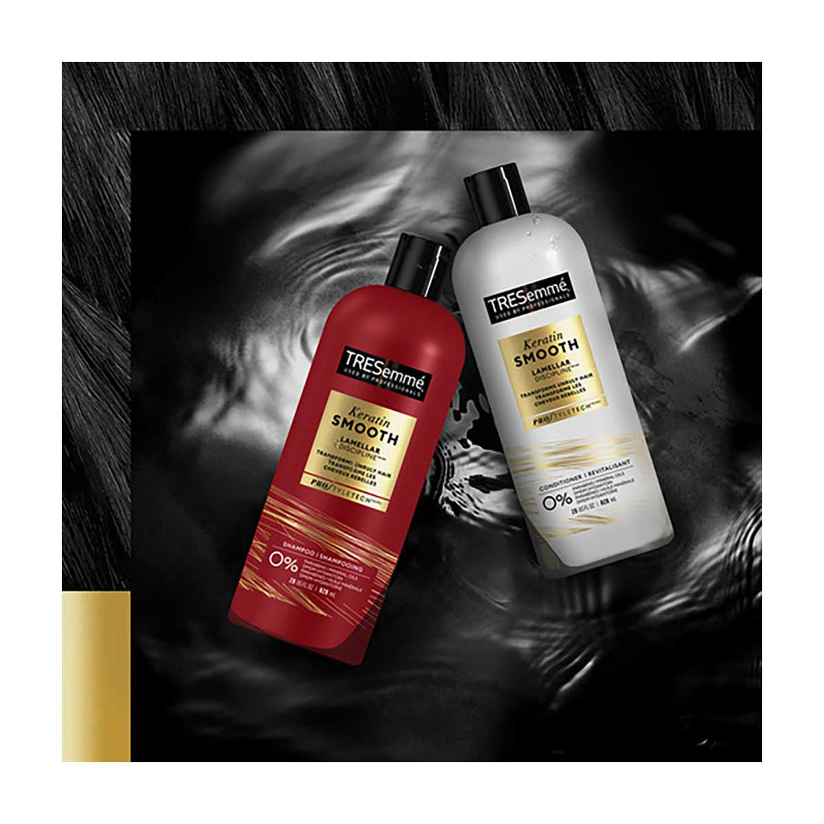 TRESemmé Keratin Smooth Shampoo & Conditioner - Twin Pack, 28 fl oz