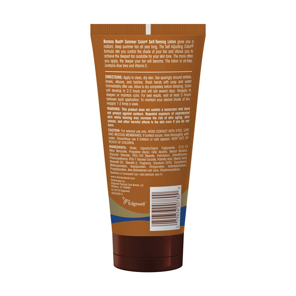 Banana Boat Summer Color Self-Tanning Lotion, Light Medium Color, 6 fl oz