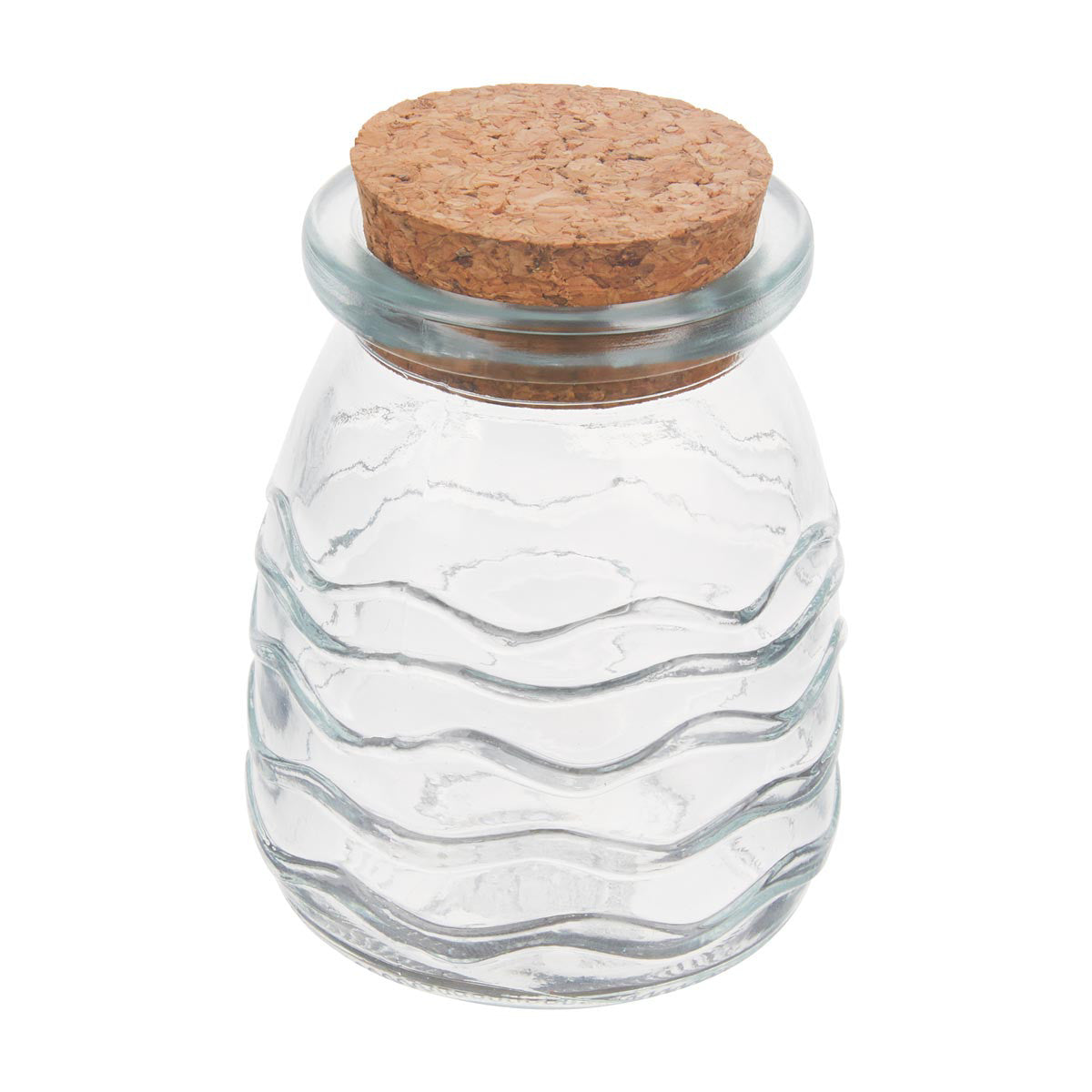 Transparent Jar with Cork Lid, Assorted