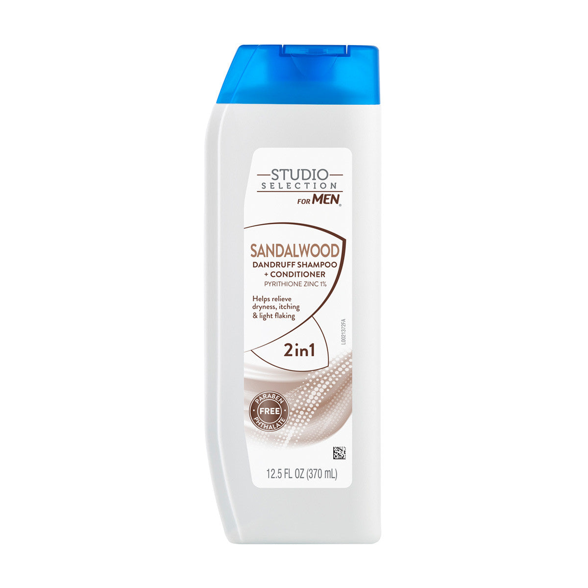 Studio Selection Sandalwood 2 in1 Dandruff Shampoo + Conditioner, 12.5 fl oz