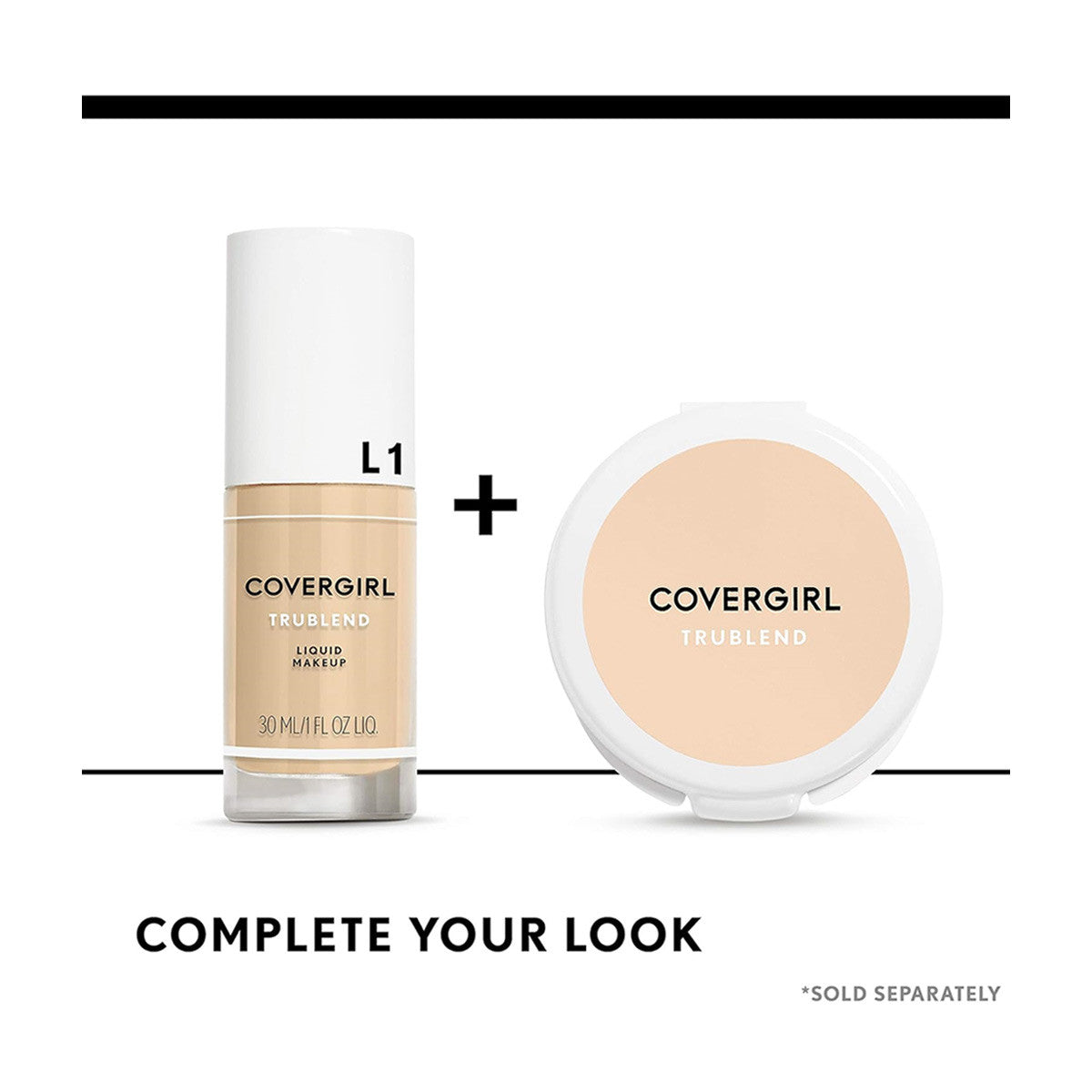 CoverGirl TruBlend Mineral Pressed Powder, L5-7 Translucent Light, 0.44 fl oz