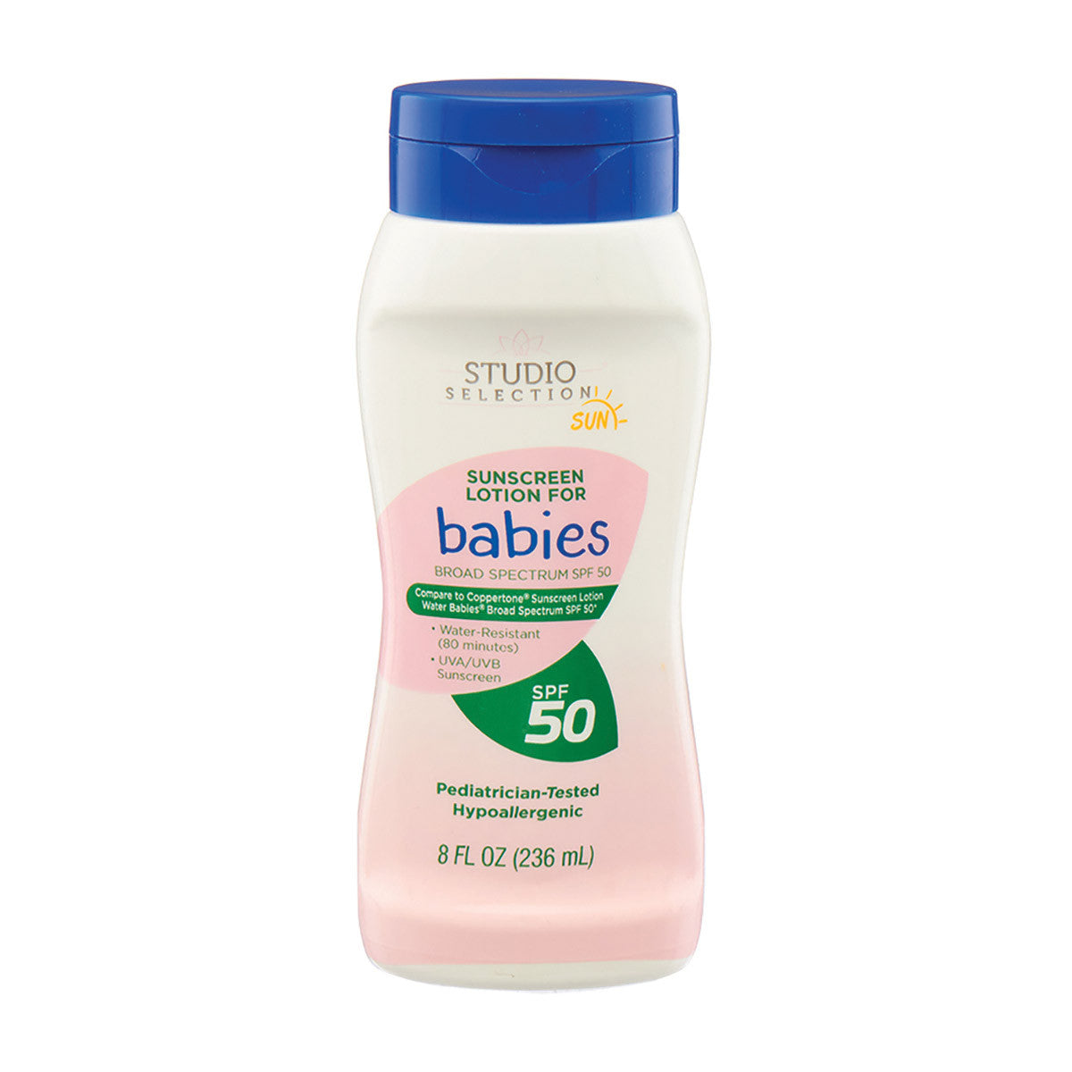 Studio Selection SPF 50 Sport Sunscreen Lotion for Babies, 8 oz