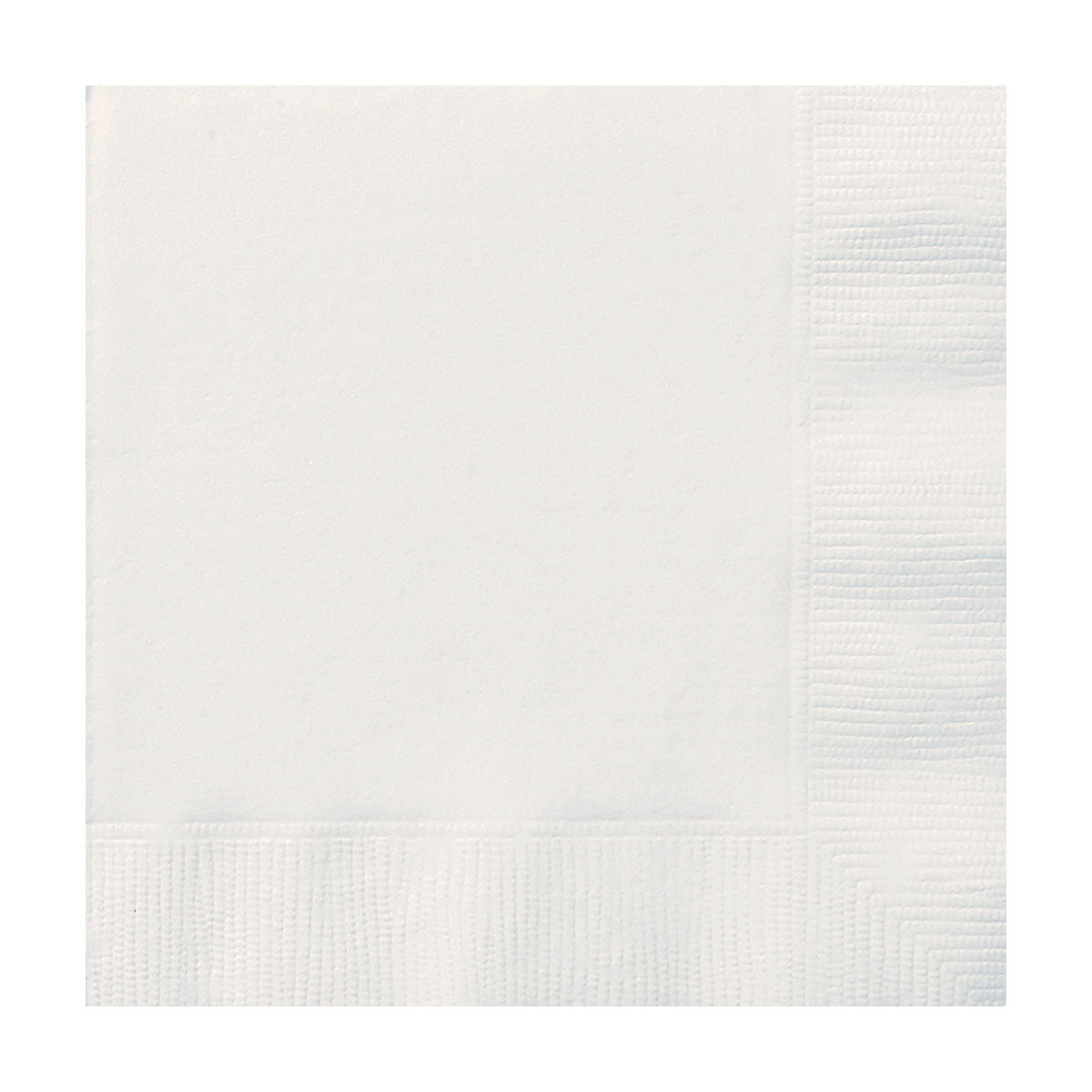 6.5" White Paper Napkins, 20 ct