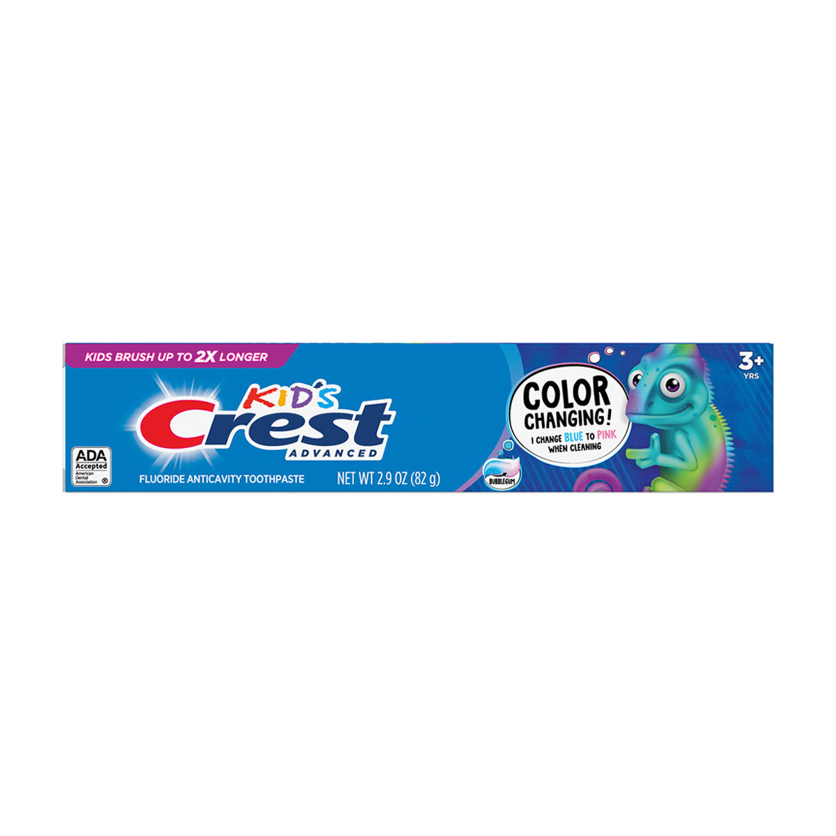 Crest Advanced Kid's Fluoride Toothpaste, Bubblegum Flavor, 2.9 oz