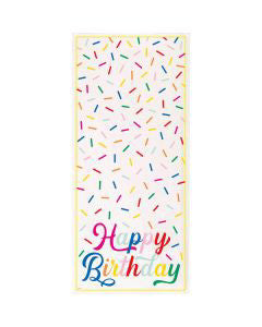321 Party! Plastic Birthday Sprinkles Door Poster