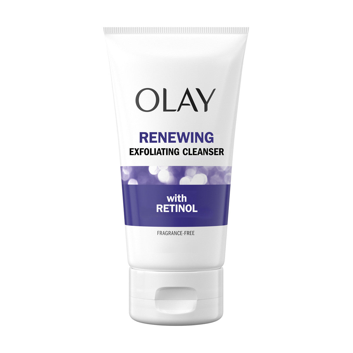 Olay Renewing Exfoliating Cleanser with Retinol, Fragrance-Free, 5.0 fl oz