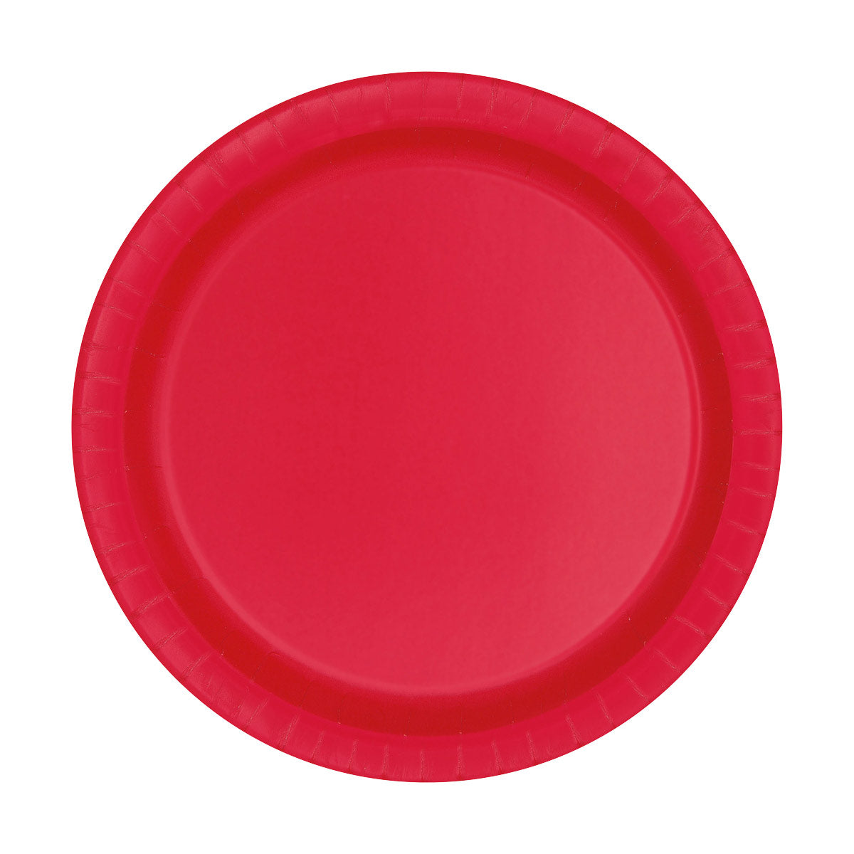 7" Ruby Red Party Plates, 16 ct