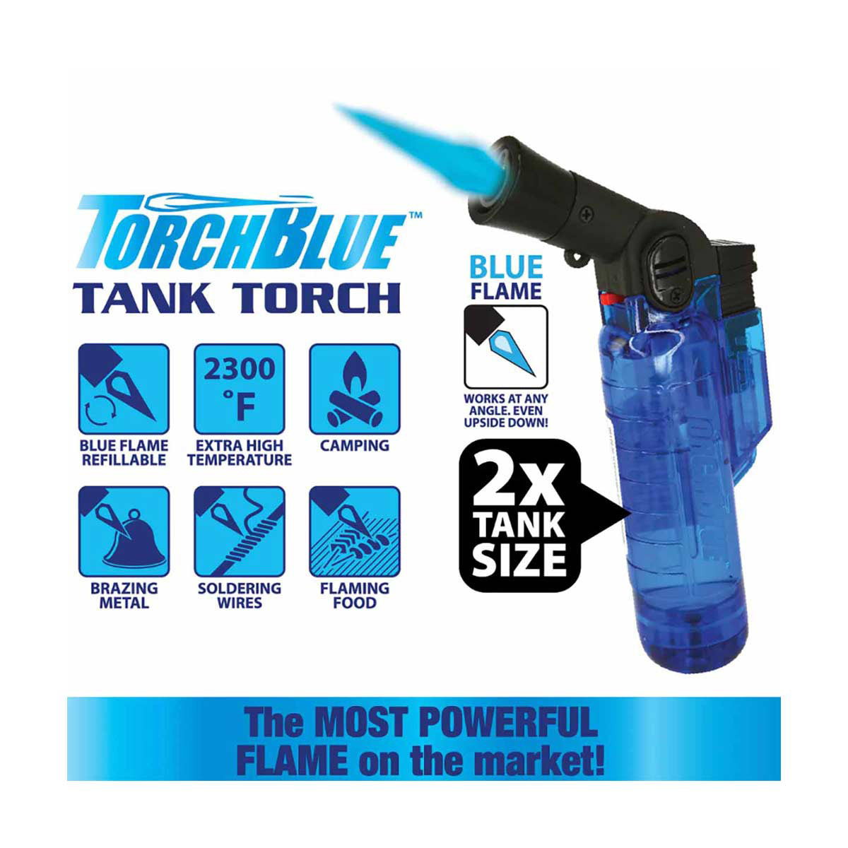Torch Blue Large XXL Tank Torch