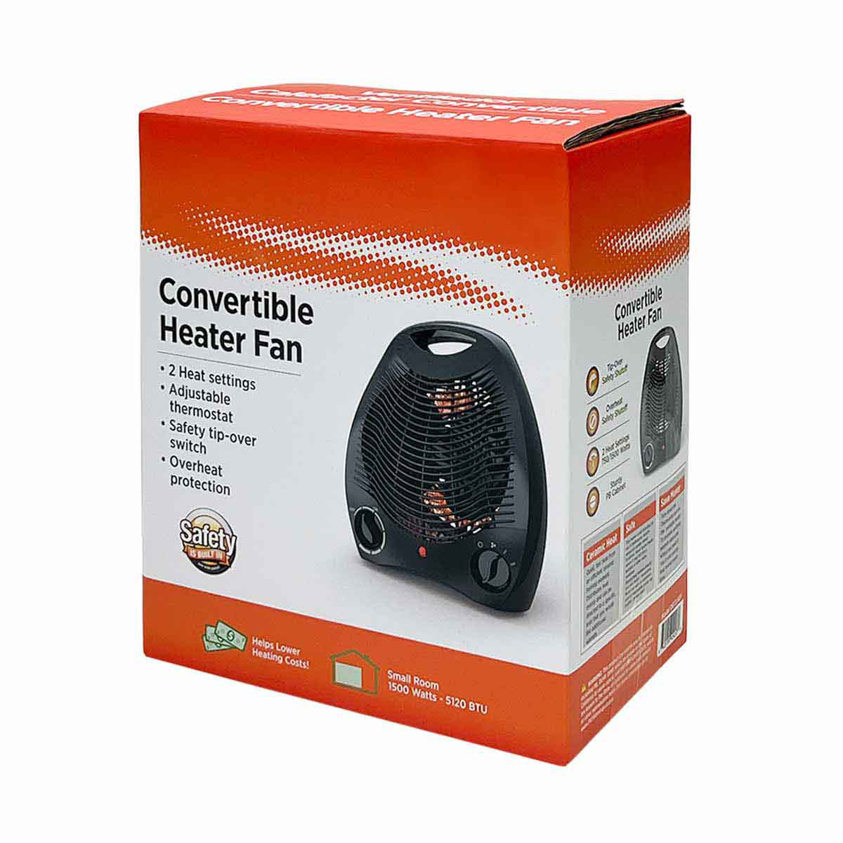 True Living Convertible Heater Fan