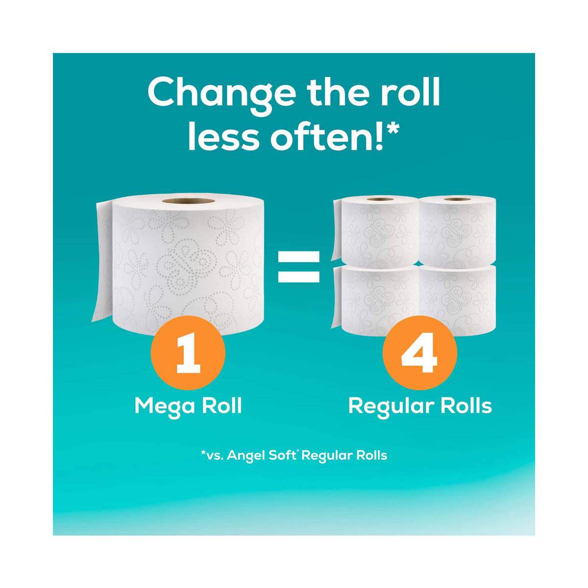 Angel Soft Toilet Paper Mega Rolls, 16 ct