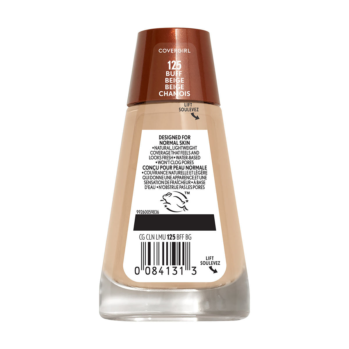 CoverGirl Clean Liquid Foundation, 525 Buff Beige, 1 fl oz