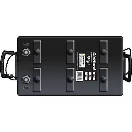 Battery: 8D Group Size, 1400 CCA, 1750 CA, 450 Minute Reserve Capacity, Heavy-Duty