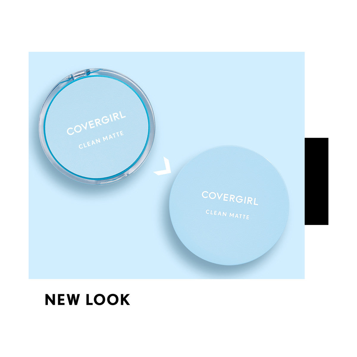 CoverGirl Clean Matte Pressed Powder, 510 Classic Ivory, 0.35 oz