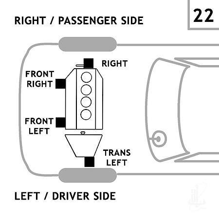Torque Strut Motor Mount: Front Left, Front Right, 1 Piece