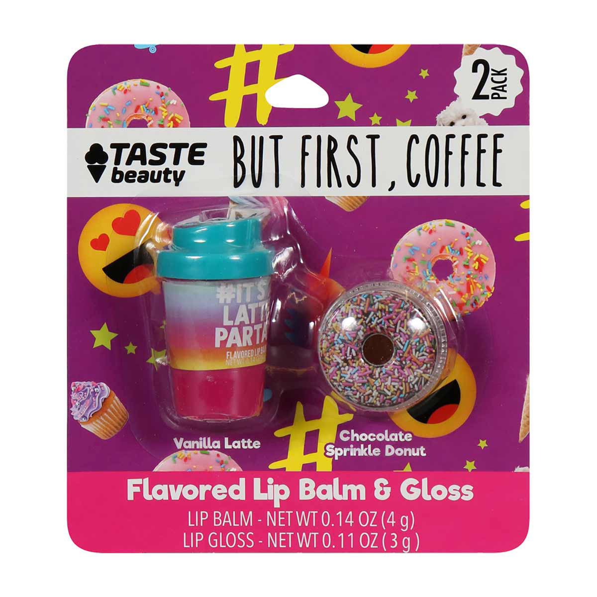 Taste Beauty Lip Balm, 2 ct - Assorted
