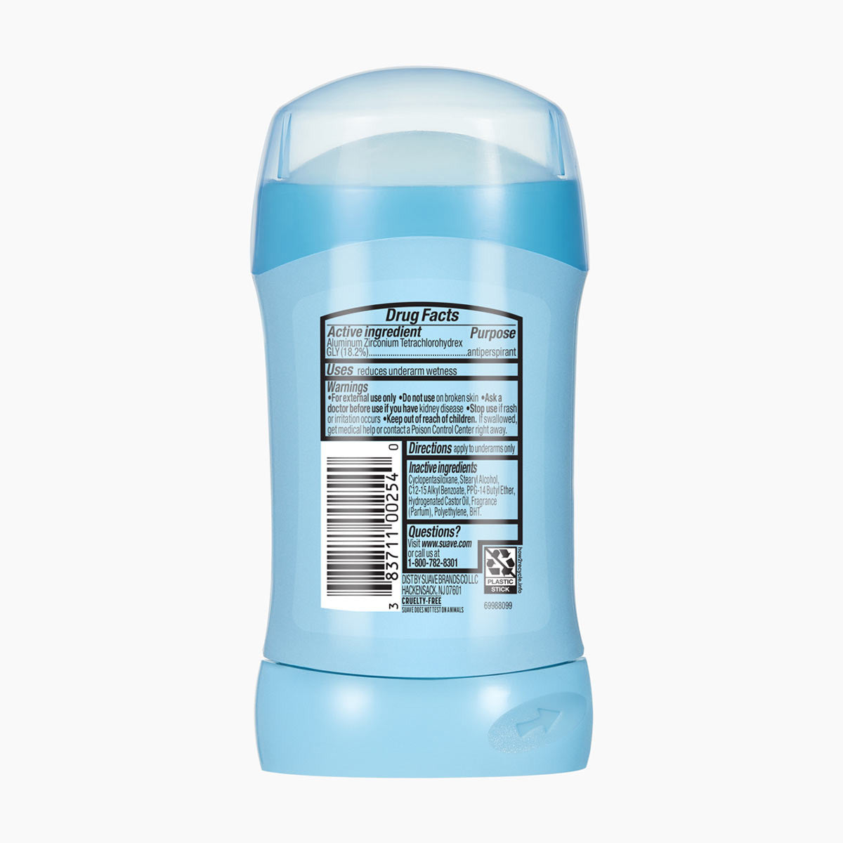 Suave Invisible Solid Antiperspirant Deodorant For Women, Sweet Pea & Violet, 1.2 oz