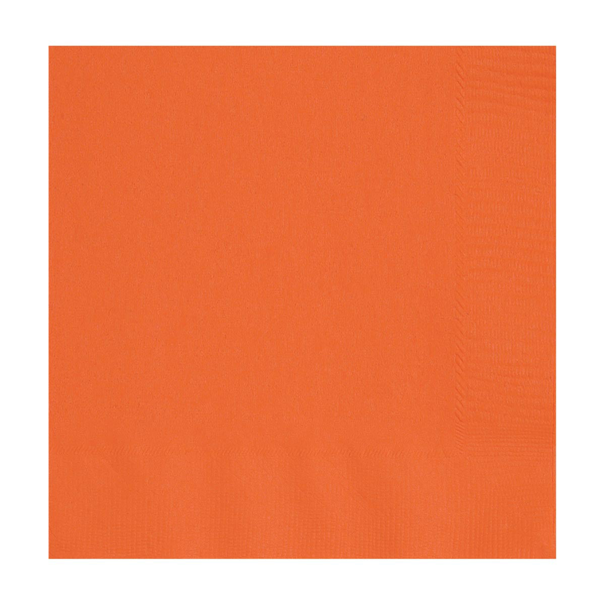 Paper Lunch Napkins, Orange, 20 ct