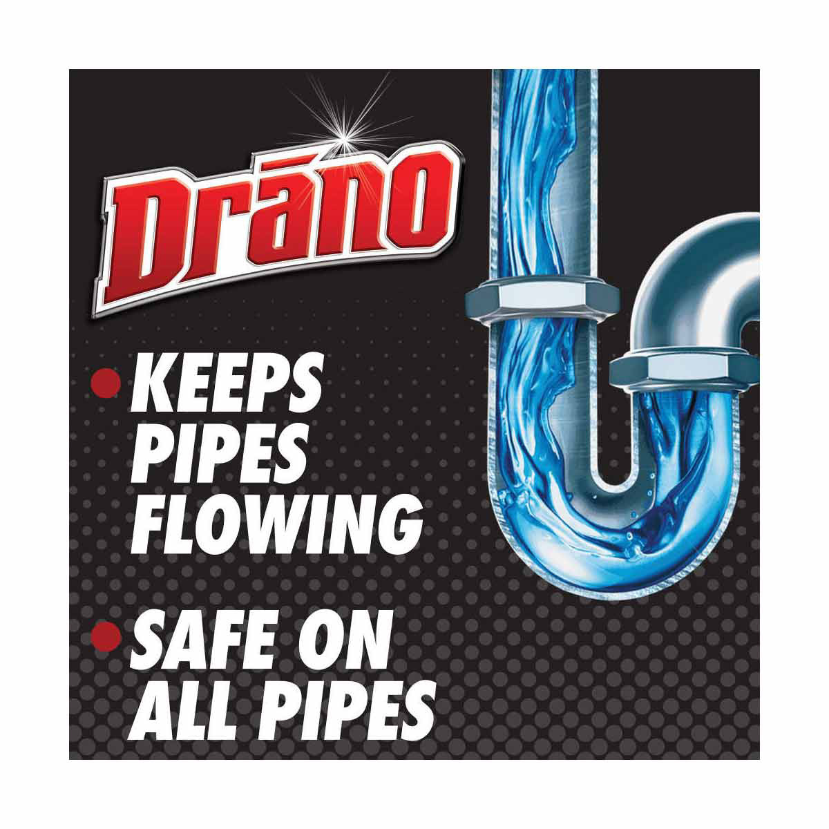 Drano Liquid Drain Cleaner, 80 oz