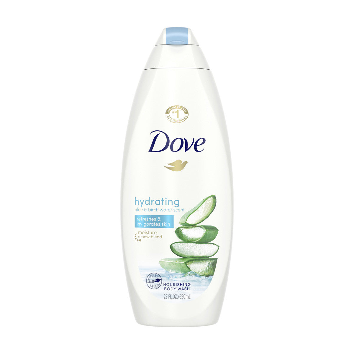 Dove Invigorate Aloe & Eucalyptus Body Wash 20 Oz