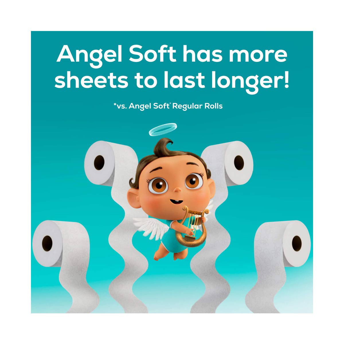 Angel Soft Toilet Paper Mega Rolls, 16 ct