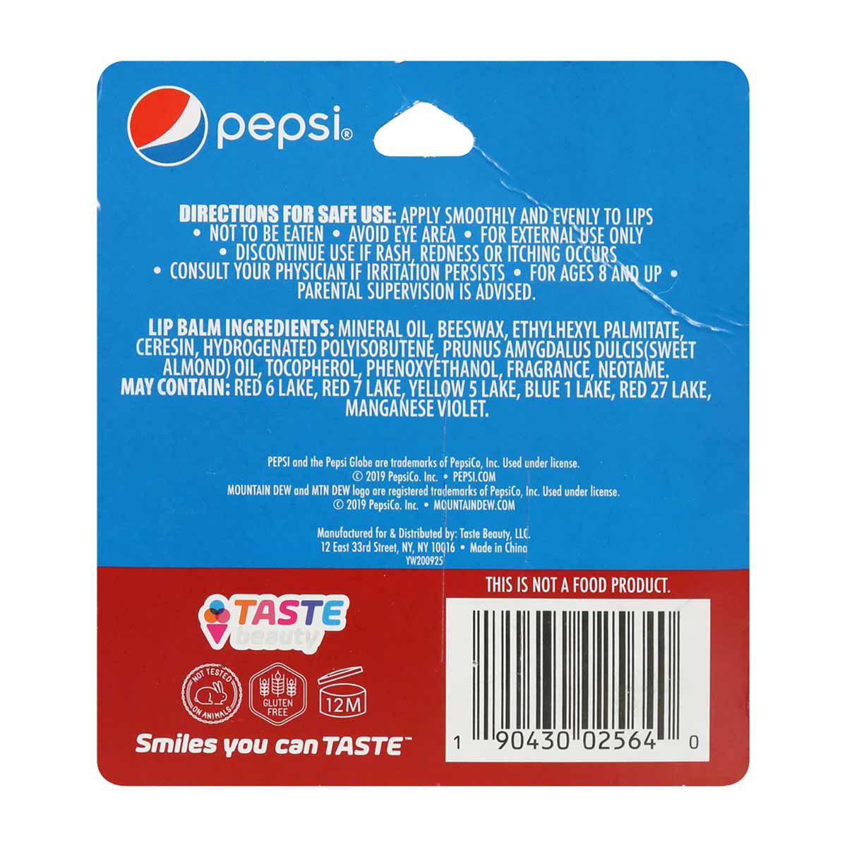Taste Beauty Candy Shop Flavored Lip Balm, Pack of 3