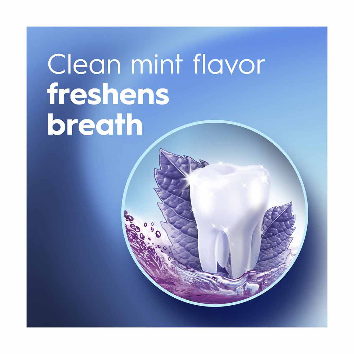 Crest 3D White Brilliance Fresh Whitening Mouthwash, Vibrant Mint, 500 mL
