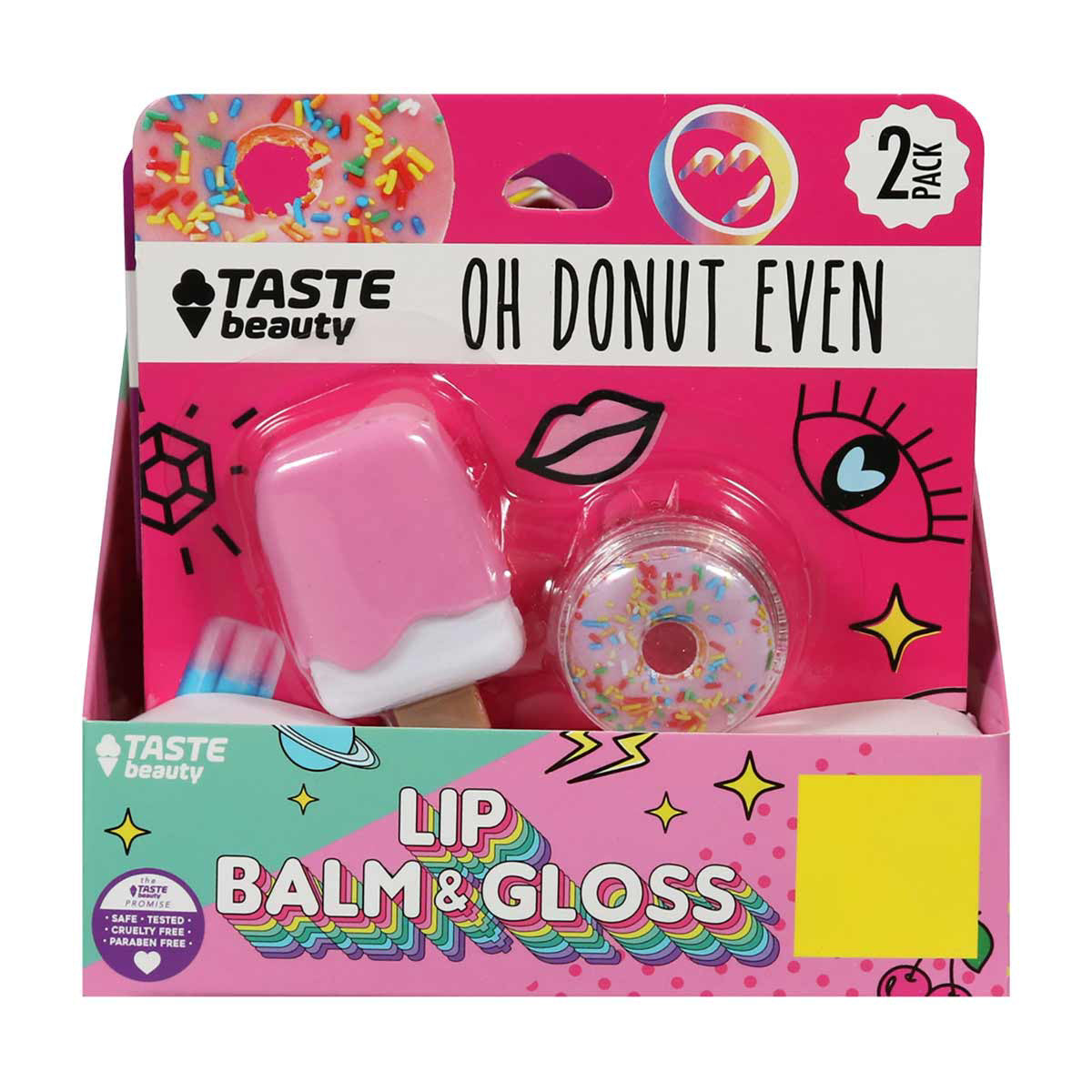 Taste Beauty Lip Balm, 2 ct - Assorted