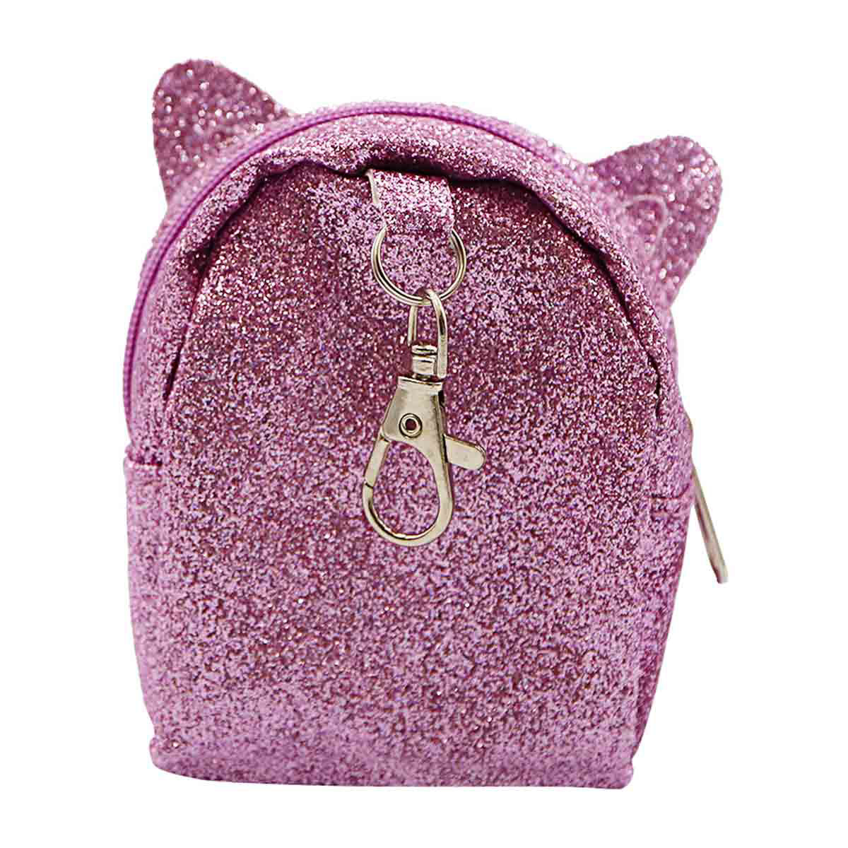 Novelty Glitter Mini Purse Keychains, Assorted