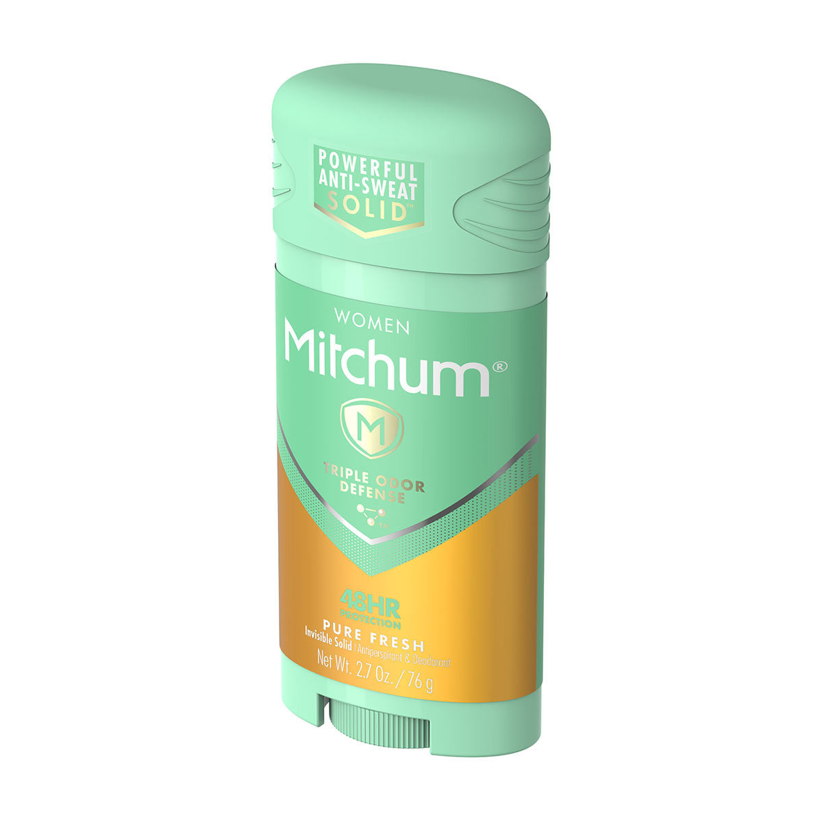 Mitchum Women's Pure Fresh Triple Odor Defense Invisible Solid Antiperspirant & Deodorant, 2.7 oz