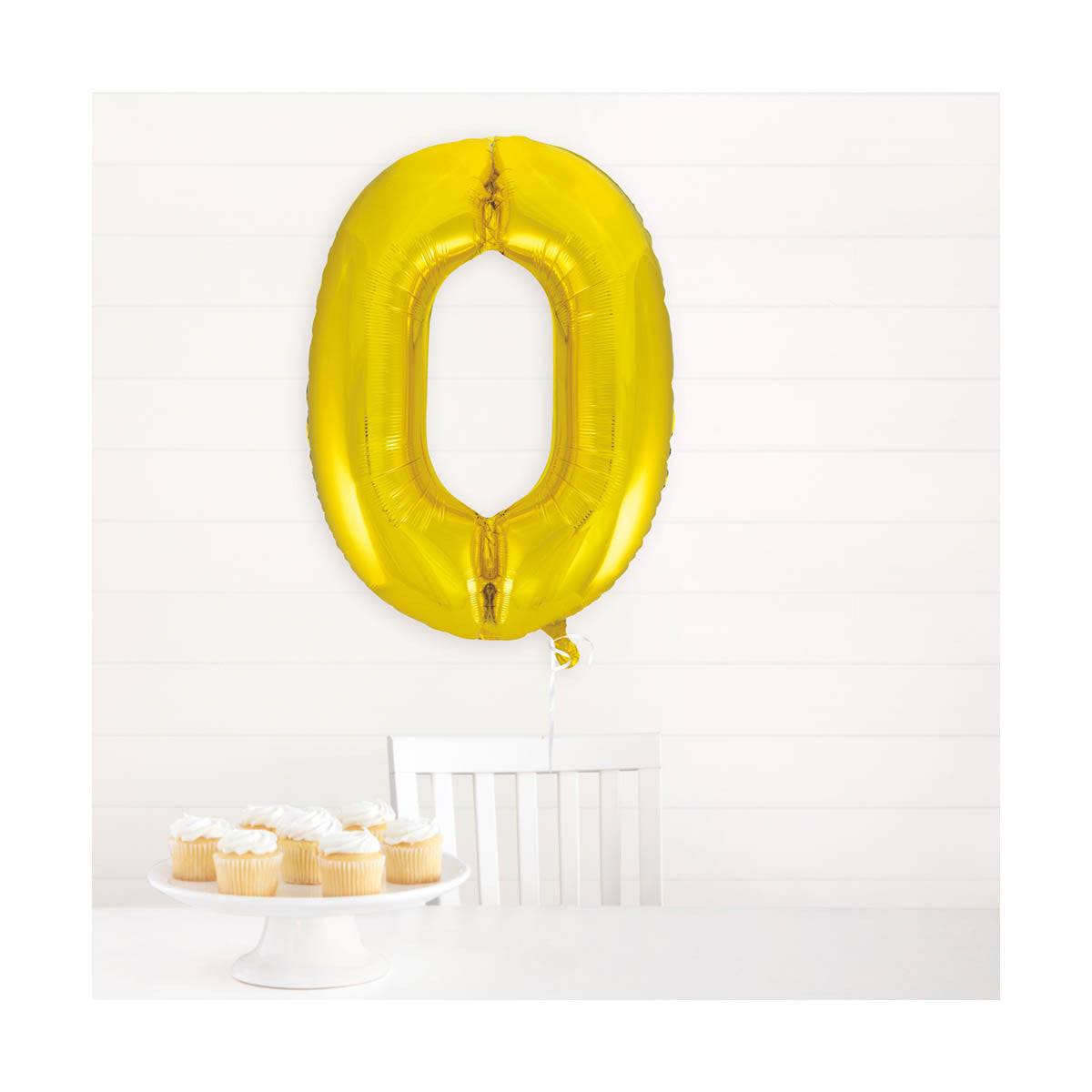 321 Party! 34" Giant Foil Gold Number 0 Balloon