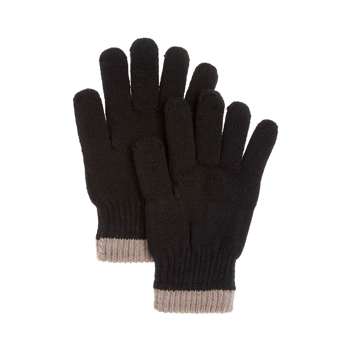 Thermal Knit Gloves, Black