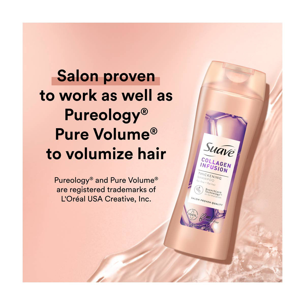 Suave Collagen Infusion Thickening Shampoo, 12.6 fl oz