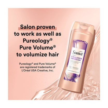 Suave Collagen Infusion Thickening Shampoo, 12.6 fl oz