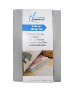 True Living Essentials Underbed Storage Bag, 18 x 42 x 6 inches