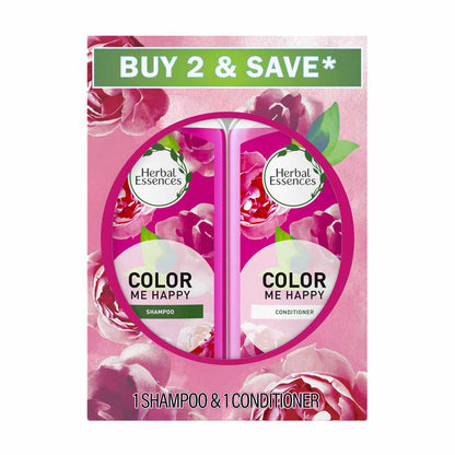 Herbal Essences Color Me Happy Shampoo & Conditioner Set, 11.7 fl oz bottles, 2 ct
