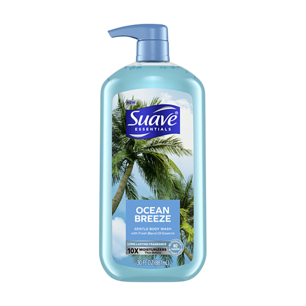Suave Essentials Body Wash, Ocean Breeze, 30 fl oz