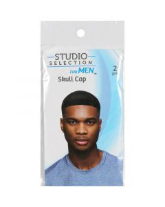 Studio Selection for Men Skull Cap, 2 pk