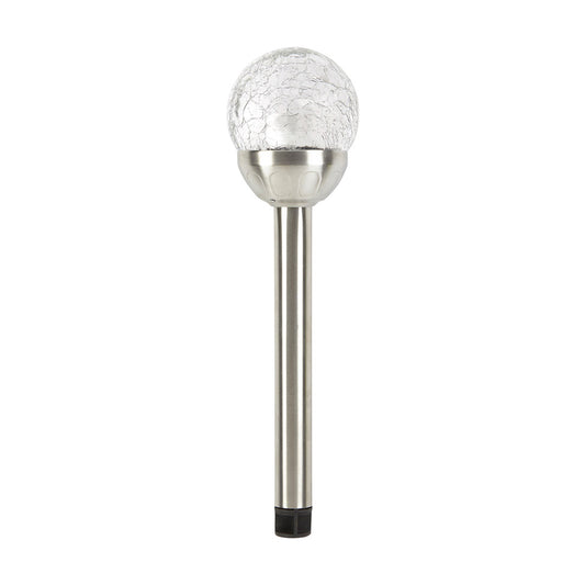 Outdoor Crackle Solar Stake